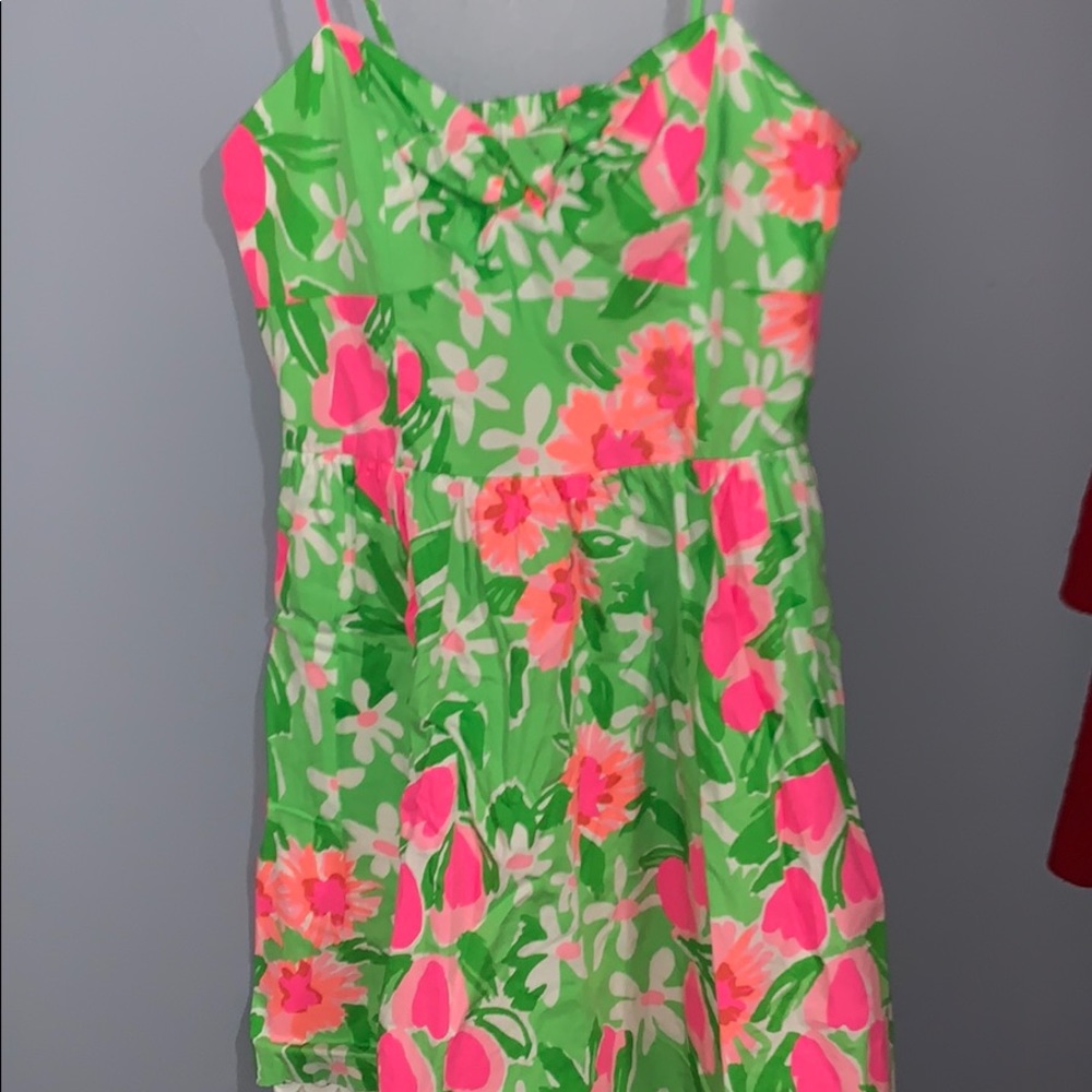 Lilly Pulitzer Floral Print Dress - SZ 8